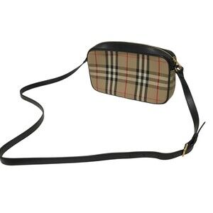 Burberry Check Check Shoulder Bag Beige